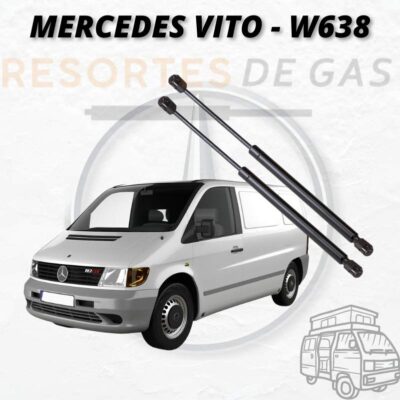 Pistones de gas para techos camper de Furgoneta Mercedes Vito W638